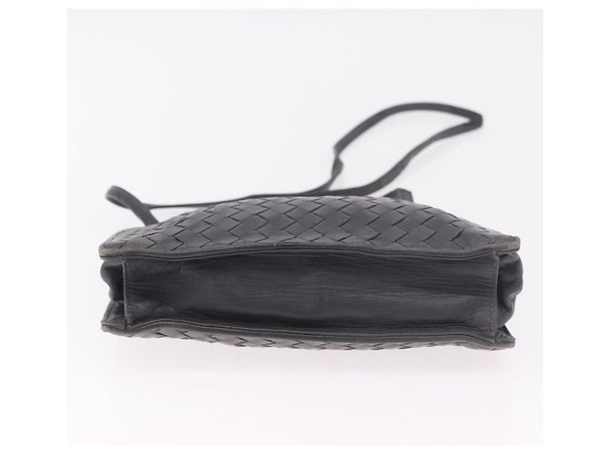 Borsa a Spalla BOTTEGA VENETA INTRECCIATO Pelle Grigia Auth 190565 - vista 9