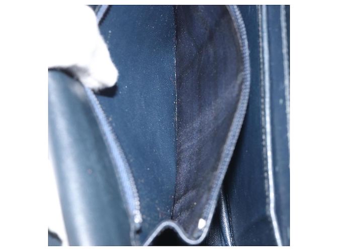 Borsa a Spalla GUCCI Micro GG Canvas Blu Navy Oro Autentica ep15021A D'oro - vista 21
