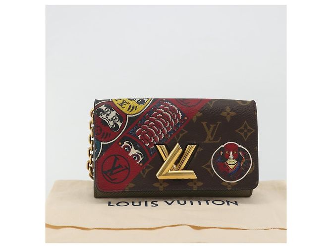 LOUIS VUITTON Monogram Kabuki Epi Portefeuille Twist Wallet M67260 Auth 189564SM Monogramma - vista 12
