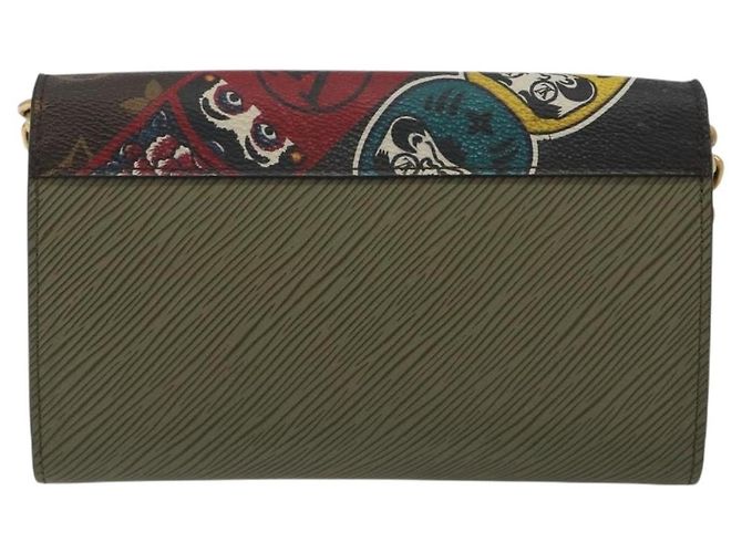 LOUIS VUITTON Monogram Kabuki Epi Portefeuille Twist Wallet M67260 Auth 189564SM Monogramma - vista 2