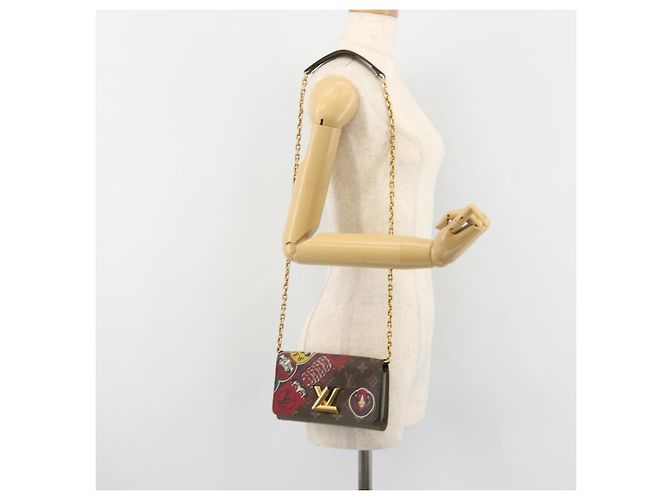 LOUIS VUITTON Monogram Kabuki Epi Portefeuille Twist Wallet M67260 Auth 189564SM Monogramma - vista 27