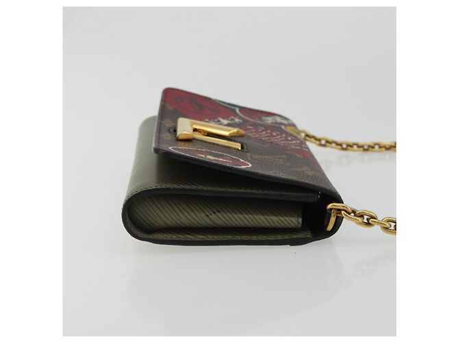LOUIS VUITTON Monogram Kabuki Epi Portefeuille Twist Wallet M67260 Auth 189564SM Monogramma - vista 3