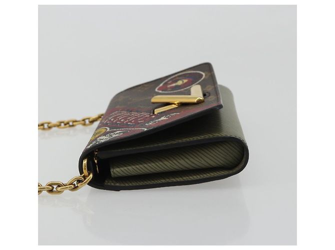 LOUIS VUITTON Monogram Kabuki Epi Portefeuille Twist Wallet M67260 Auth 189564SM Monogramma - vista 4