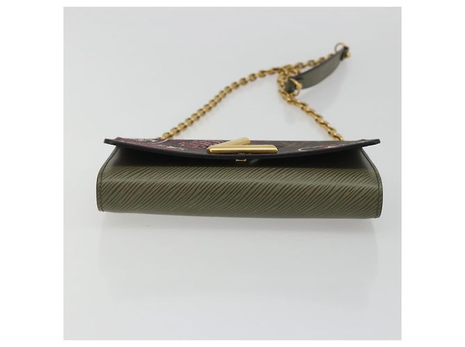 LOUIS VUITTON Monogram Kabuki Epi Portefeuille Twist Wallet M67260 Auth 189564SM Monogramma - vista 5