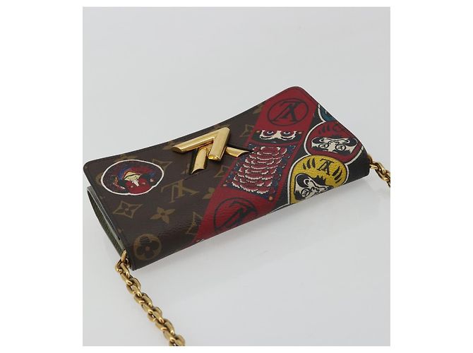 LOUIS VUITTON Monogram Kabuki Epi Portefeuille Twist Wallet M67260 Auth 189564SM Monogramma - vista 6