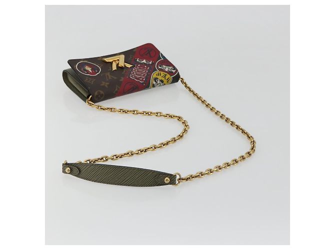 LOUIS VUITTON Monogram Kabuki Epi Portefeuille Twist Wallet M67260 Auth 189564SM Monogramma - vista 7