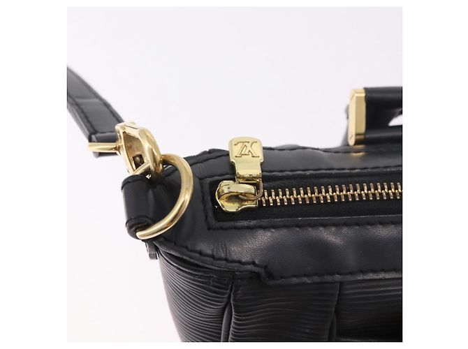 Borsa LOUIS VUITTON Epi Danura PM 2way Nera M58912 LV Auth 189742A Nero - vista 17