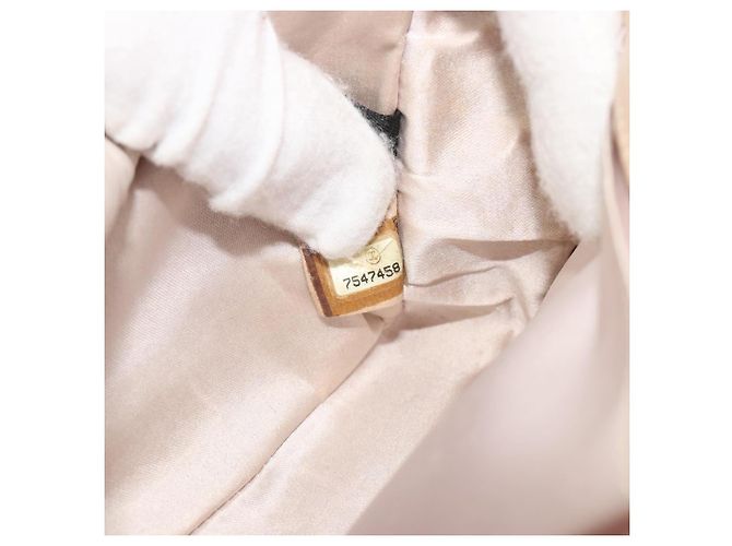CHANEL Nuevo bolso de hombro Travel Line en lona beige con cadena plateada CC Auténtico ar14011SAV - vista 22