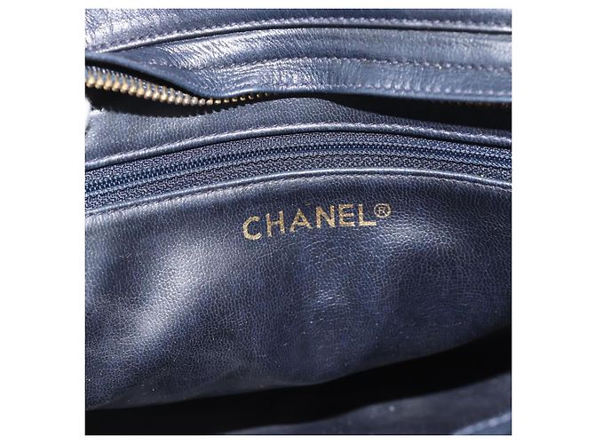 CHANEL Matelasse Chain Shoulder Bag Leather White Gold CC Auth mr2545V Bianco D'oro - vista 15