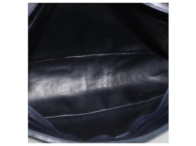 CHANEL Matelasse Chain Shoulder Bag Leather White Gold CC Auth mr2545V Bianco D'oro - vista 16