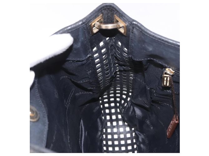 Borsa a Spalla BOTTEGA VENETA in tela Nero Oro Auth bs35947 D'oro - vista 18