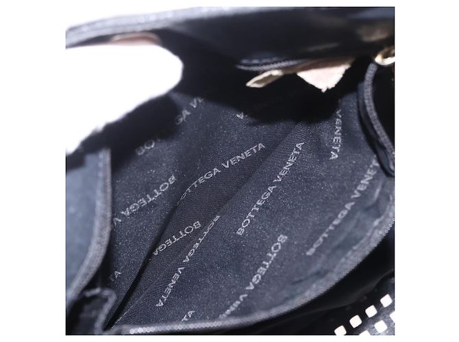 Borsa a Spalla BOTTEGA VENETA in tela Nero Oro Auth bs35947 D'oro - vista 20