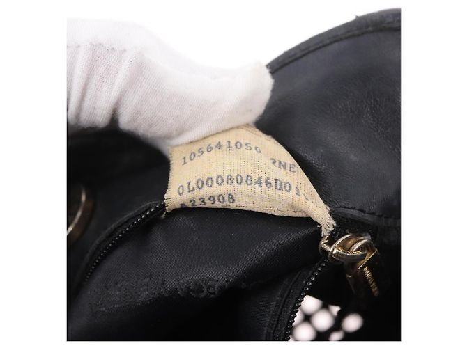Borsa a Spalla BOTTEGA VENETA in tela Nero Oro Auth bs35947 D'oro - vista 21