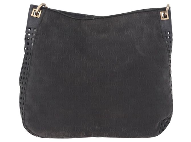 Borsa a Spalla BOTTEGA VENETA in tela Nero Oro Auth bs35947 D'oro - vista 3