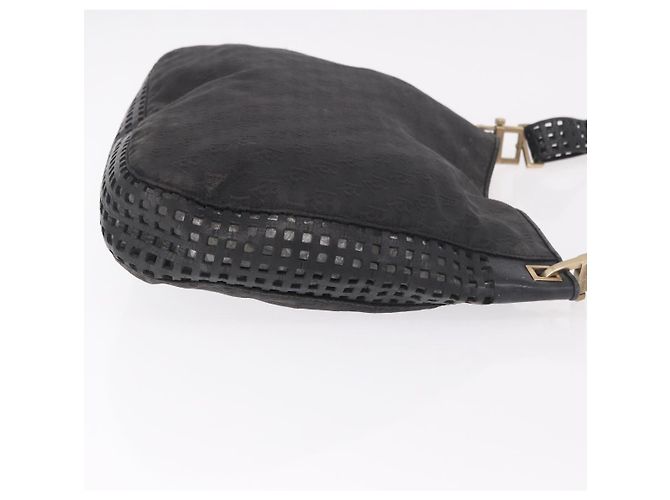 Borsa a Spalla BOTTEGA VENETA in tela Nero Oro Auth bs35947 D'oro - vista 4