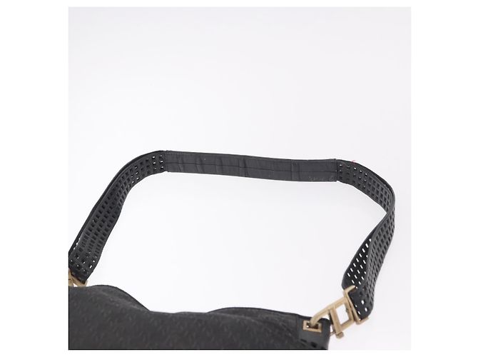 Borsa a Spalla BOTTEGA VENETA in tela Nero Oro Auth bs35947 D'oro - vista 8