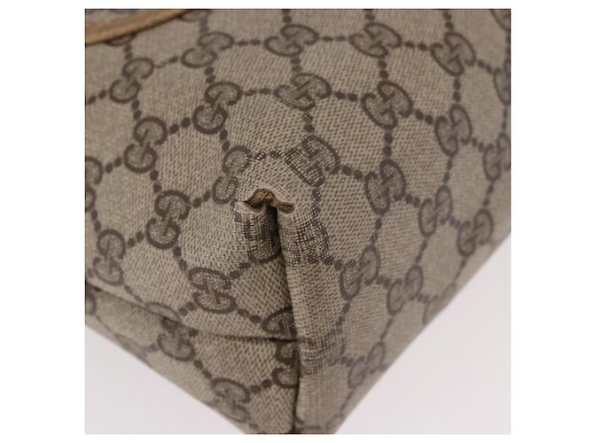 Borsa Tote GUCCI GG Supreme Web Sherry Line PVC Beige 39 02 003 Auth 187861 - vista 10