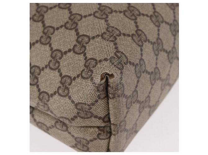 Borsa Tote GUCCI GG Supreme Web Sherry Line PVC Beige 39 02 003 Auth 187861 - vista 12