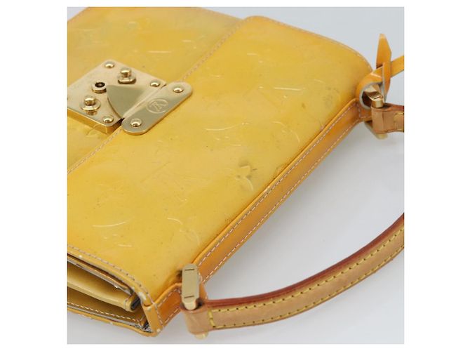 LOUIS VUITTON Monogram Vernis Spring street Hand Bag Gris M91029 LV Auth 189637 Grigio - vista 6