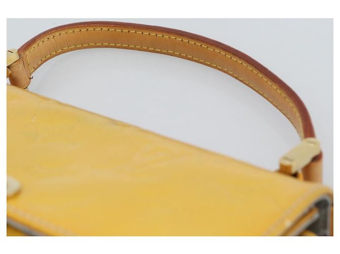 LOUIS VUITTON Monogram Vernis Spring street Hand Bag Gris M91029 LV Auth 189637 Grigio - vista 8