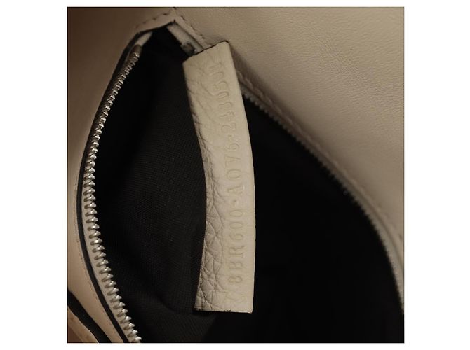 Borsa a tracolla FENDI Celeria Mamma Baguette in pelle 2way Avorio Auth 189268SAM Argento Crudo - vista 25