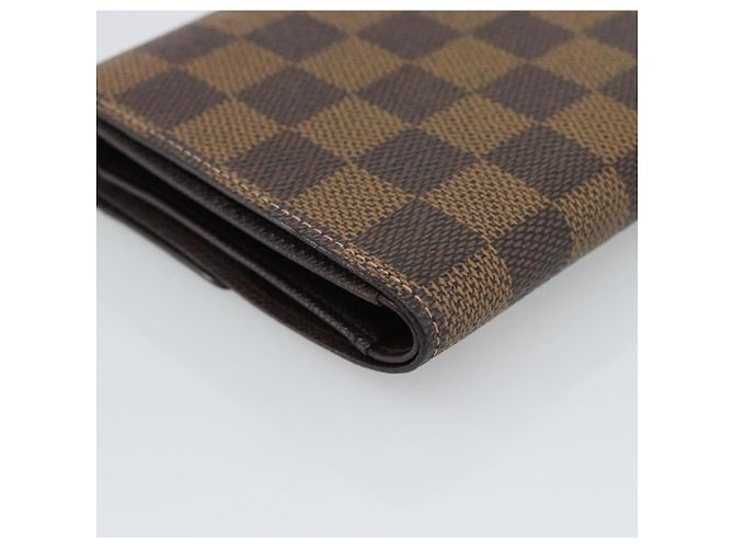 LOUIS VUITTON Damier Ebene Porte Tresor Etui Papie Wallet N61202 LV Auth 190753A - vista 16