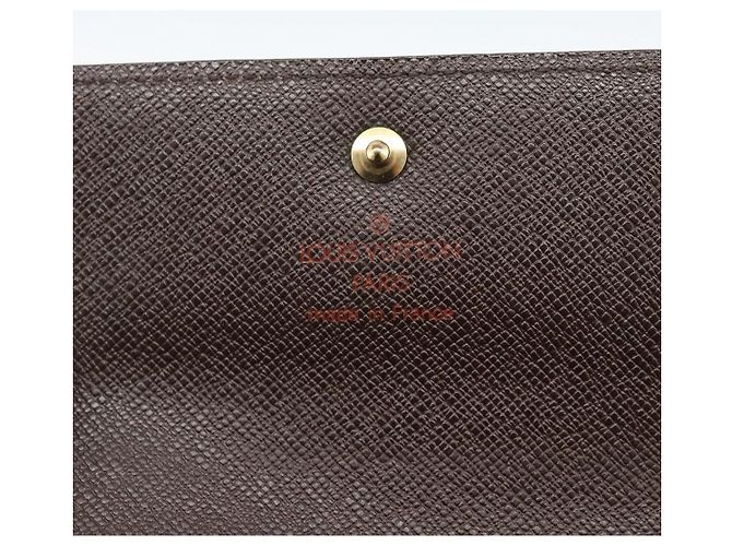 LOUIS VUITTON Damier Ebene Porte Tresor Etui Papie Wallet N61202 LV Auth 190753A - vista 17