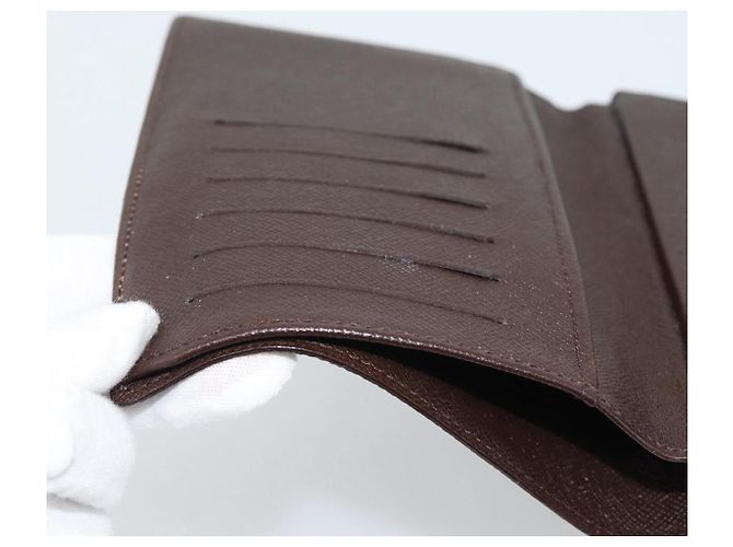 LOUIS VUITTON Damier Ebene Porte Tresor Etui Papie Wallet N61202 LV Auth 190753A - vista 18
