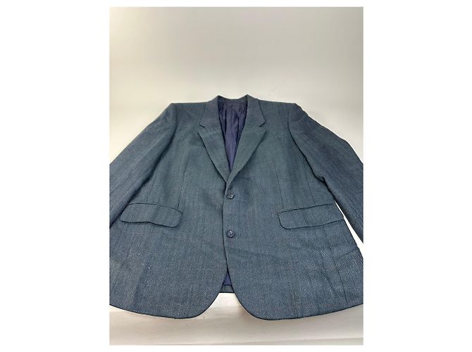 Vintage Dior Men's Wool Blend Blazer Dark Grey XL - view 4