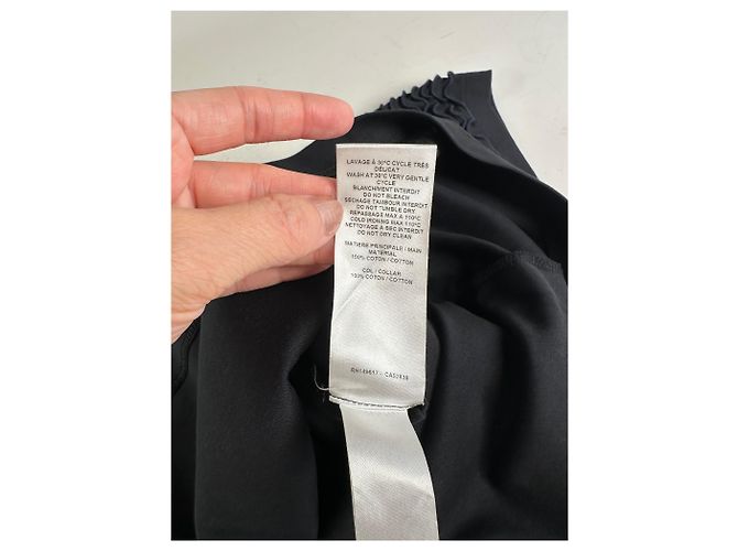 Chloé Vintage Chloe Baumwollkleid Schwarz XS - Ansicht 11