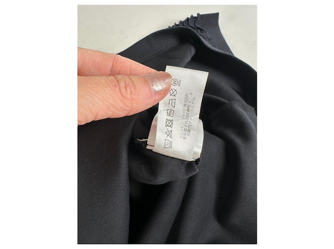 Chloé Vintage Chloe Baumwollkleid Schwarz XS - Ansicht 12
