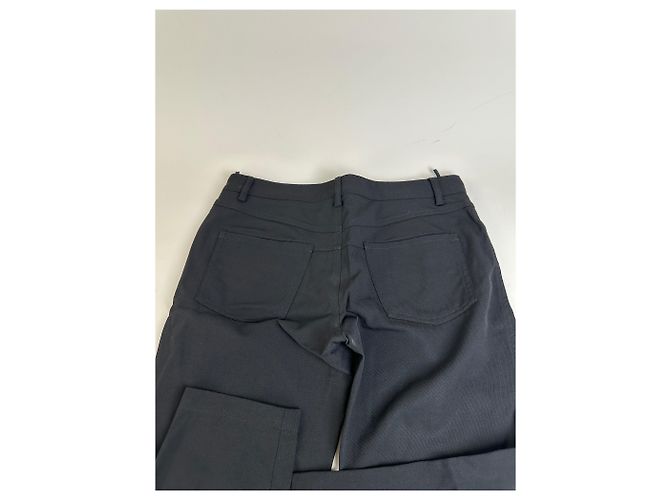 Vintage Miu Miu Baumwollmischung Hose Schwarz M - Ansicht 5