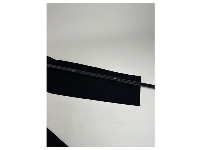 Vintage Miu Miu Baumwollmischung Hose Schwarz M - Ansicht 7