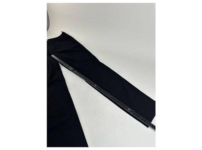 Vintage Miu Miu Baumwollmischung Hose Schwarz M - Ansicht 8