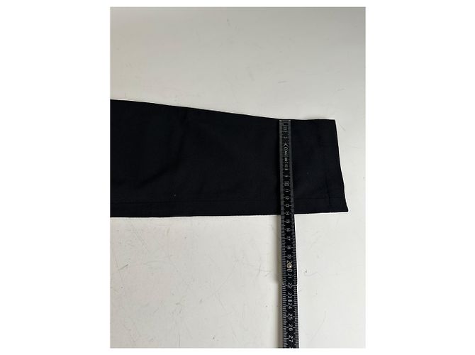 Vintage Miu Miu Baumwollmischung Hose Schwarz M - Ansicht 9