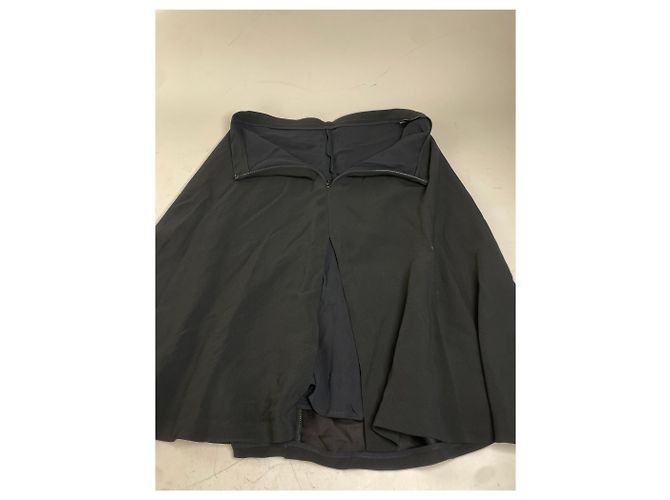 Gonna vintage Gucci in misto viscosa nera - vista 7