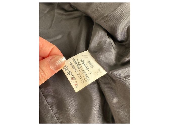 Chloé Giacca corta vintage Chloe nera in poliestere M Nero - vista 6