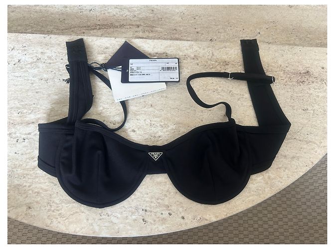 Prada Bikini Oberteil schwarz - Ansicht 4
