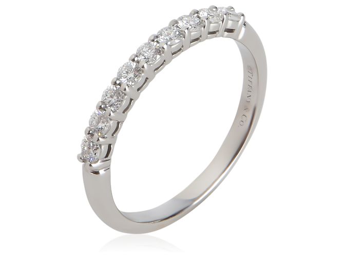 Anello Tiffany Forever in platino e diamanti Tiffany & Co. - vista 2