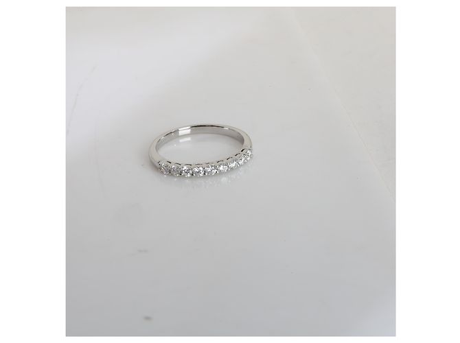 Anello Tiffany Forever in platino e diamanti Tiffany & Co. - vista 5
