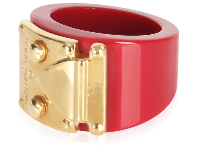 Anello Lock Me placcato oro Louis Vuitton - vista 3