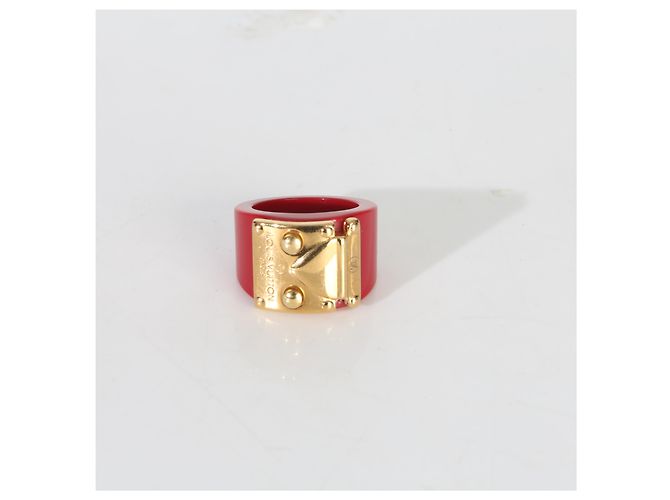 Anello Lock Me placcato oro Louis Vuitton - vista 5