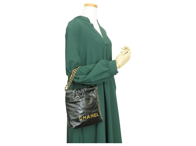 Mini borsa a tracolla Chanel Nero - vista 28
