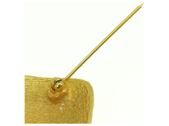 Spilla in metallo dorato Chanel D'oro - vista 11