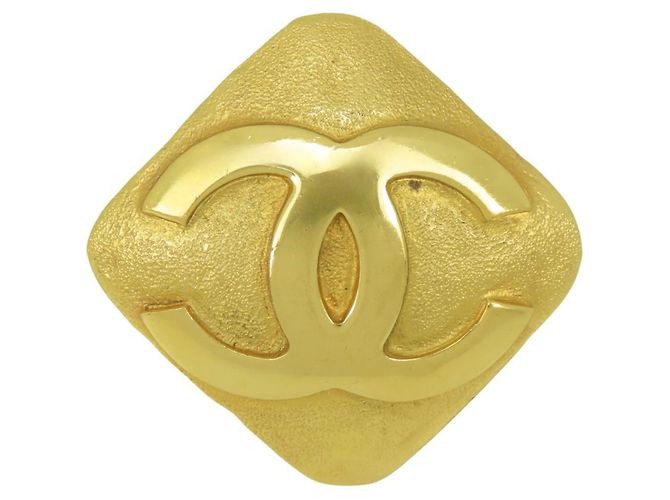 Spilla in metallo dorato Chanel D'oro - vista 2