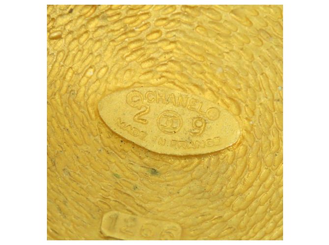 Spilla in metallo dorato Chanel D'oro - vista 8