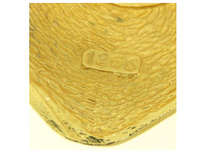 Spilla in metallo dorato Chanel D'oro - vista 9