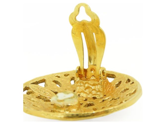 Orecchini a clip dorati Chanel D'oro - vista 10