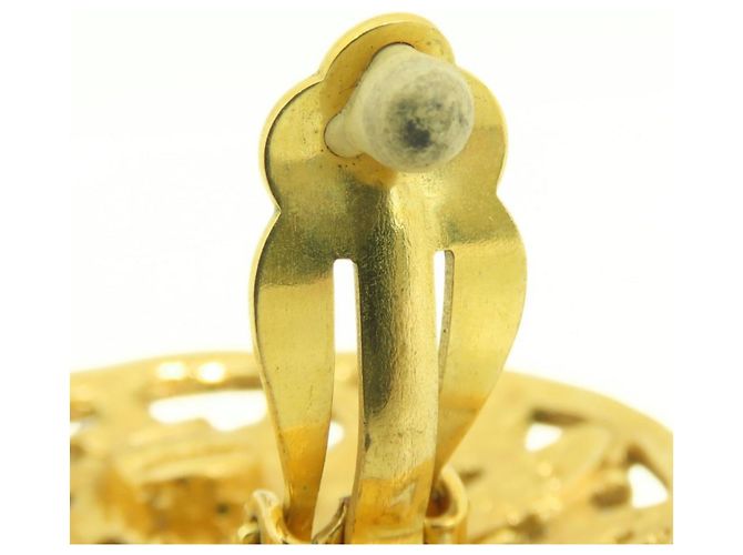 Orecchini a clip dorati Chanel D'oro - vista 11