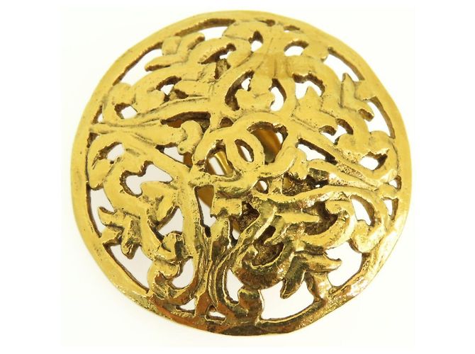 Orecchini a clip dorati Chanel D'oro - vista 3